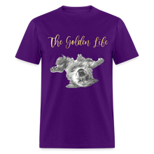 Load image into Gallery viewer, The Golden Life - Unisex Classic T-Shirt - purple