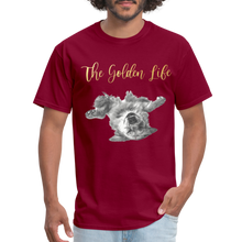Load image into Gallery viewer, The Golden Life - Unisex Classic T-Shirt - burgundy