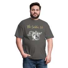 Load image into Gallery viewer, The Golden Life - Unisex Classic T-Shirt - charcoal