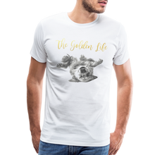 Load image into Gallery viewer, The Golden Life - Men's Premium T-Shirt - white