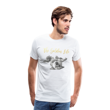 Load image into Gallery viewer, The Golden Life - Men's Premium T-Shirt - white