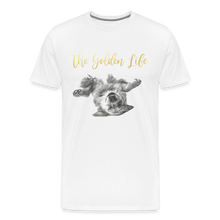 Load image into Gallery viewer, The Golden Life - Men's Premium T-Shirt - white