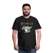 Load image into Gallery viewer, The Golden Life - Men's Premium T-Shirt - black