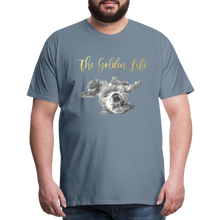 Load image into Gallery viewer, The Golden Life - Men's Premium T-Shirt - steel blue