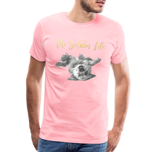 Load image into Gallery viewer, The Golden Life - Men's Premium T-Shirt - pink
