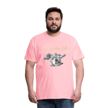 Load image into Gallery viewer, The Golden Life - Men's Premium T-Shirt - pink