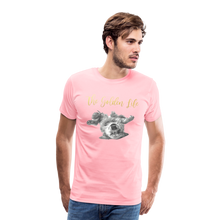 Load image into Gallery viewer, The Golden Life - Men's Premium T-Shirt - pink