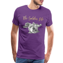Load image into Gallery viewer, The Golden Life - Men's Premium T-Shirt - purple