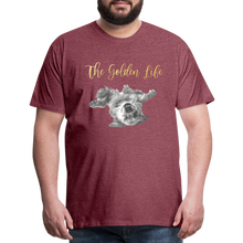 Load image into Gallery viewer, The Golden Life - Men's Premium T-Shirt - heather burgundy