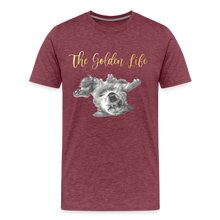Load image into Gallery viewer, The Golden Life - Men's Premium T-Shirt - heather burgundy