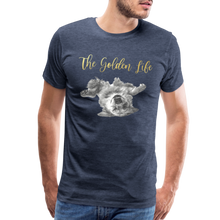Load image into Gallery viewer, The Golden Life - Men's Premium T-Shirt - heather blue