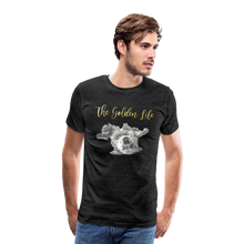 Load image into Gallery viewer, The Golden Life - Men's Premium T-Shirt - charcoal grey