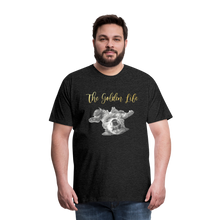 Load image into Gallery viewer, The Golden Life - Men's Premium T-Shirt - charcoal grey