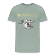 Load image into Gallery viewer, The Golden Life - Men's Premium T-Shirt - steel green
