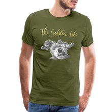 Load image into Gallery viewer, The Golden Life - Men's Premium T-Shirt - olive green