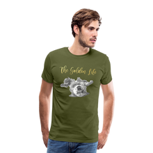 Load image into Gallery viewer, The Golden Life - Men's Premium T-Shirt - olive green