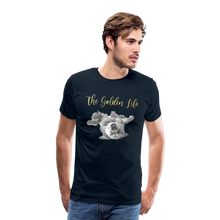 Load image into Gallery viewer, The Golden Life - Men's Premium T-Shirt - deep navy