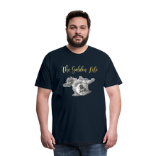 Load image into Gallery viewer, The Golden Life - Men's Premium T-Shirt - deep navy