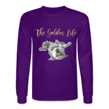 Load image into Gallery viewer, The Golden Life - Men's Long Sleeve T-Shirt - purple