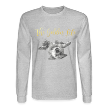 Load image into Gallery viewer, The Golden Life - Men's Long Sleeve T-Shirt - heather gray