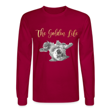 Load image into Gallery viewer, The Golden Life - Men's Long Sleeve T-Shirt - dark red