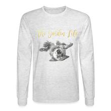 Load image into Gallery viewer, The Golden Life - Men's Long Sleeve T-Shirt - light heather gray