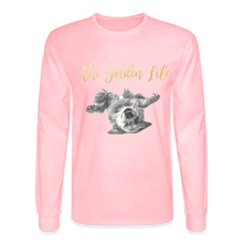 Load image into Gallery viewer, The Golden Life - Men's Long Sleeve T-Shirt - pink