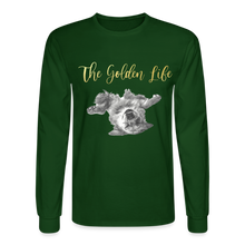 Load image into Gallery viewer, The Golden Life - Men's Long Sleeve T-Shirt - forest green