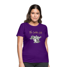 Load image into Gallery viewer, The Golden Life - Women's T-Shirt - purple