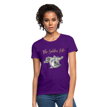 Load image into Gallery viewer, The Golden Life - Women's T-Shirt - purple