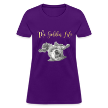 Load image into Gallery viewer, The Golden Life - Women's T-Shirt - purple
