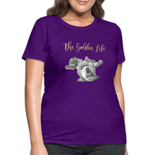 Load image into Gallery viewer, The Golden Life - Women's T-Shirt - purple