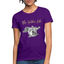 Load image into Gallery viewer, The Golden Life - Women's T-Shirt - purple