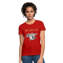 Load image into Gallery viewer, The Golden Life - Women's T-Shirt - red
