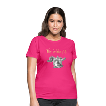 Load image into Gallery viewer, The Golden Life - Women's T-Shirt - fuchsia