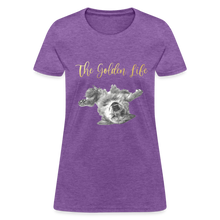 Load image into Gallery viewer, The Golden Life - Women's T-Shirt - purple heather