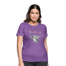 Load image into Gallery viewer, The Golden Life - Women's T-Shirt - purple heather