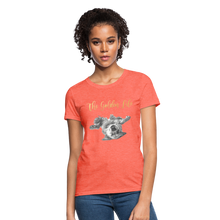 Load image into Gallery viewer, The Golden Life - Women's T-Shirt - heather coral