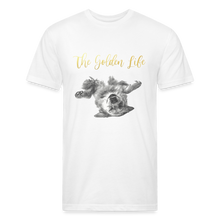 Load image into Gallery viewer, The Golden Life - Fitted Cotton/Poly T-Shirt by Next Level - white