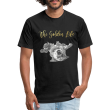 Load image into Gallery viewer, The Golden Life - Fitted Cotton/Poly T-Shirt by Next Level - black