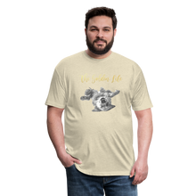 Load image into Gallery viewer, The Golden Life - Fitted Cotton/Poly T-Shirt by Next Level - heather cream