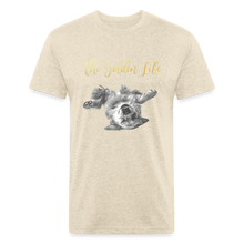 Load image into Gallery viewer, The Golden Life - Fitted Cotton/Poly T-Shirt by Next Level - heather cream