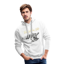 Load image into Gallery viewer, The Golden Life - Men’s Premium Hoodie - white