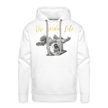 Load image into Gallery viewer, The Golden Life - Men’s Premium Hoodie - white