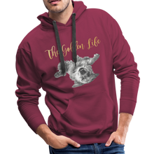 Load image into Gallery viewer, The Golden Life - Men’s Premium Hoodie - burgundy