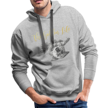 Load image into Gallery viewer, The Golden Life - Men’s Premium Hoodie - heather grey