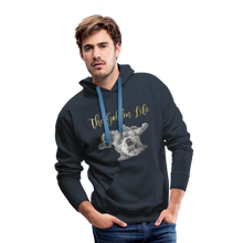 Load image into Gallery viewer, The Golden Life - Men’s Premium Hoodie - navy