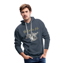 Load image into Gallery viewer, The Golden Life - Men’s Premium Hoodie - heather denim