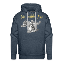 Load image into Gallery viewer, The Golden Life - Men’s Premium Hoodie - heather denim