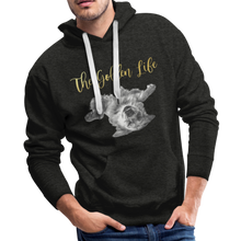 Load image into Gallery viewer, The Golden Life - Men’s Premium Hoodie - charcoal grey